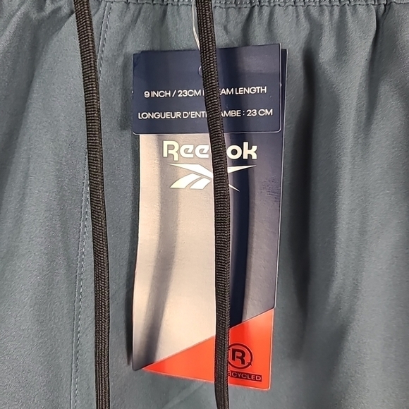 NEW Reebok Men's Blue Workout Ready Woven Shorts Sz M NWT - Picture 2 of 11